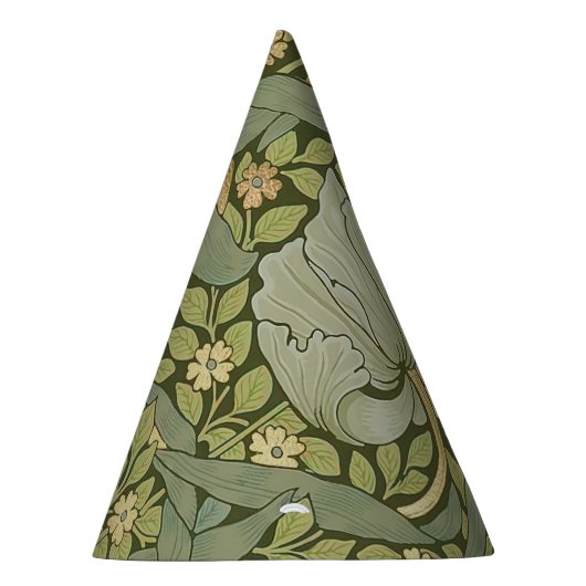 William Morris Pimpernel  Pattern Feesthoedjes (Rechts)