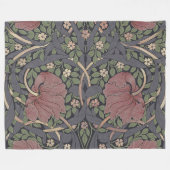 William Morris Pimpernel  Pattern Fleece Bl Deken (Voorkant (Horizontaal))