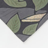 William Morris Pimpernel  Pattern Fleece Bl Deken (Hoek)