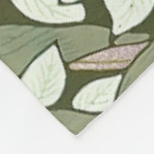 William Morris Pimpernel  Pattern Fleece Bl Deken (Hoek)