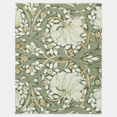William Morris Pimpernel Pattern Fleece Bl Deken (Voorkant)