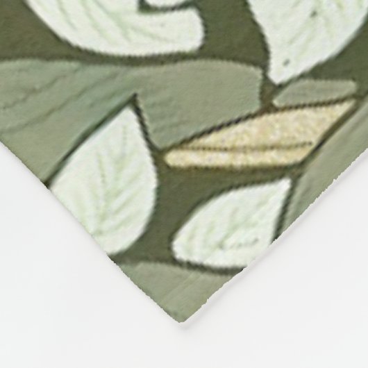 William Morris Pimpernel Pattern Fleece Bl Deken (Hoek)