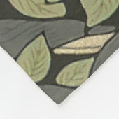 William Morris Pimpernel  Pattern Fleece Bl Deken (Hoek)