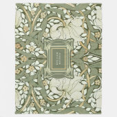 William Morris Pimpernel Pattern Fleece Deken (Voorkant)