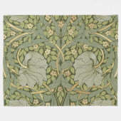William Morris Pimpernel  Pattern Fleece Deken (Voorkant (Horizontaal))