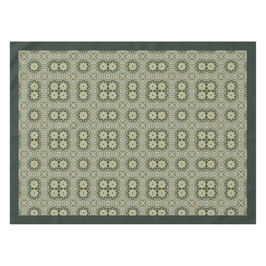 William Morris Pimpernel Pattern Green Gold Tafelkleed (Voorkant (Horizontaal))