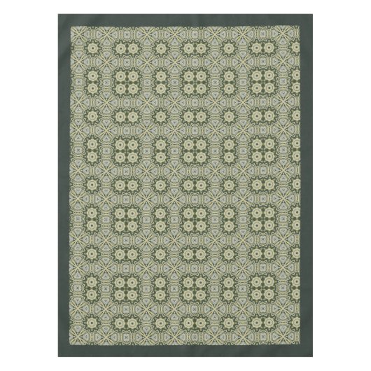 William Morris Pimpernel Pattern Green Gold Tafelkleed (Voorkant)