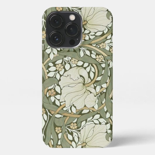 William Morris Pimpernel  Pattern iPhone Ca iPhone Hoesje (Achterkant)
