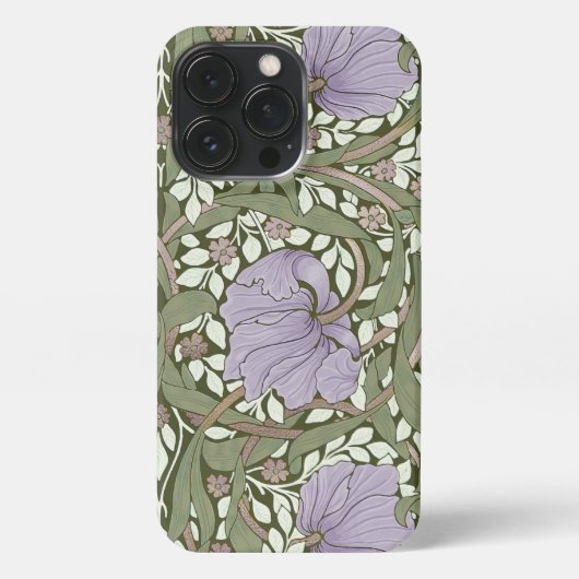 William Morris Pimpernel  Pattern iPhone Ca iPhone Hoesje (Achterkant)