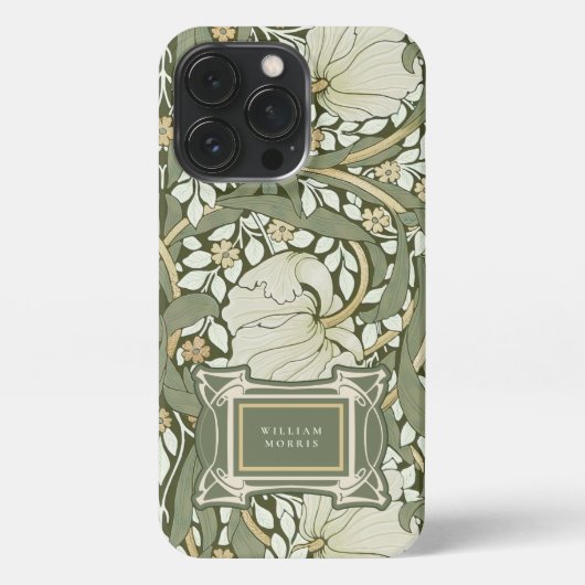 William Morris Pimpernel  Pattern iPhone Hoesje (Achterkant)