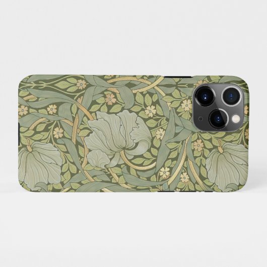 William Morris Pimpernel  Pattern iPhone Hoesje (Achterkant horizontaal)