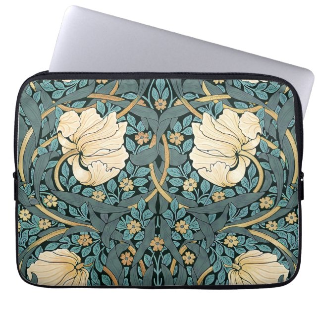 William Morris Pimpernel  Pattern Laptop Sl Sleeve (Voorkant)