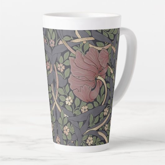 William Morris Pimpernel Pattern Latte Mok (Rechterhoek)