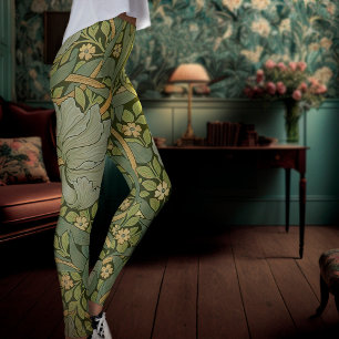 William Morris Pimpernel  Pattern Leggings