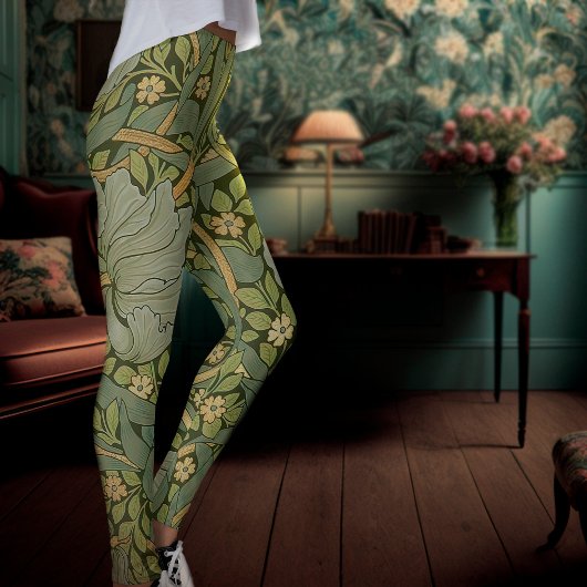 William Morris Pimpernel  Pattern Leggings