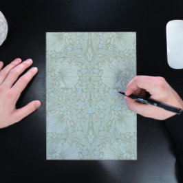 William Morris Pimpernel Pattern  Lined Briefhoofd