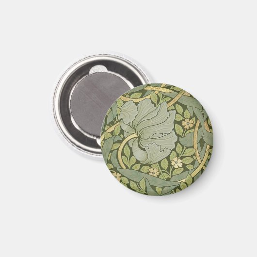 William Morris Pimpernel  Pattern Magneet (Voorkant / Achterkant)