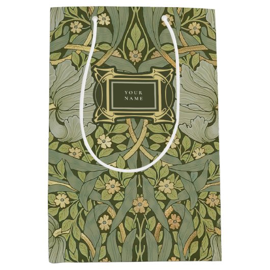 William Morris Pimpernel Pattern Medium Cadeauzakje (Voorkant)