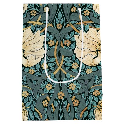 William Morris Pimpernel  Pattern Medium Gi Cadeauzakje (Achterkant)