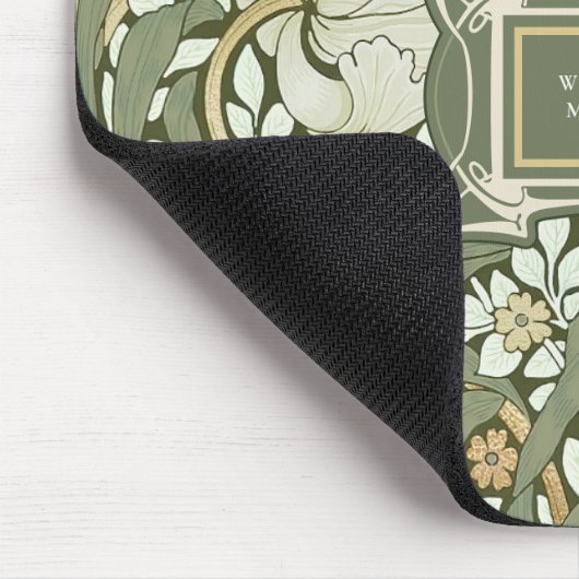 William Morris Pimpernel  Pattern Muismat (Hoek)