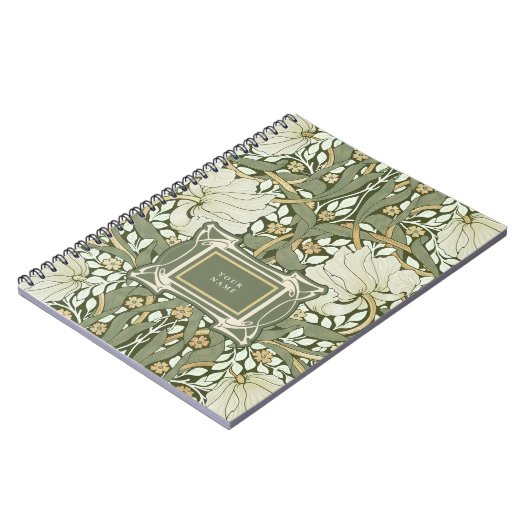 William Morris Pimpernel  Pattern Notitieboek (Linkerzijde)