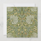 William Morris Pimpernel  Pattern Notitiekaartje (Voorkant)