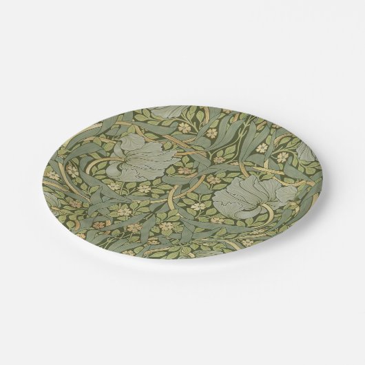 William Morris Pimpernel  Pattern Papieren Bordje (Gekanteld)