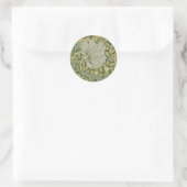 William Morris Pimpernel Pattern Ronde Sticker (Tas)