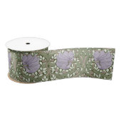 William Morris Pimpernel Pattern Satin Rib Satijnen Lint (Spoel)