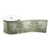 William Morris Pimpernel Pattern Satin Rib Satijnen Lint (Spoel)