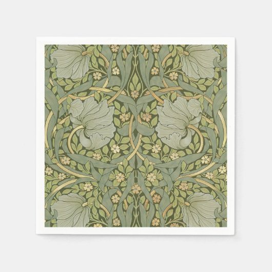 William Morris Pimpernel Pattern Servet (Voorkant)