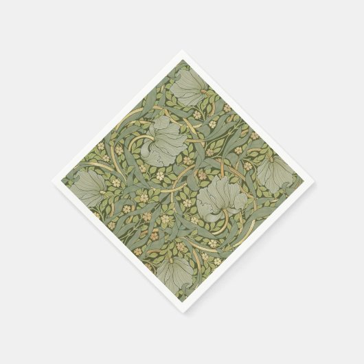 William Morris Pimpernel Pattern Servet (Hoek)