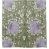 William Morris Pimpernel  Pattern Shower Cu Douchegordijn (Voorkant)