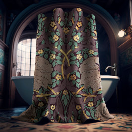 William Morris Pimpernel  Pattern Shower Cu Douchegordijn