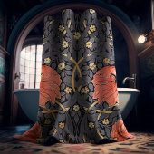 William Morris Pimpernel  Pattern Shower Cu Douchegordijn