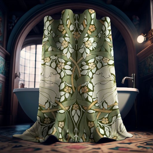 William Morris Pimpernel  Pattern Shower Cu Douchegordijn
