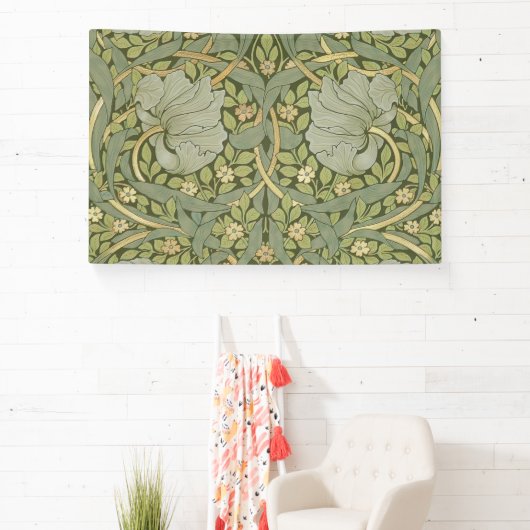 William Morris Pimpernel  Pattern Spandoek (Insitu)