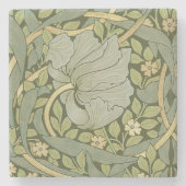 William Morris Pimpernel  Pattern Stenen Onderzetter (Voorkant)