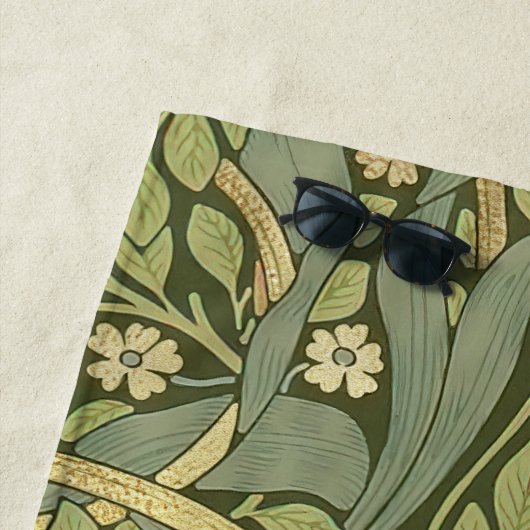 William Morris Pimpernel  Pattern Strandlaken (In situ)