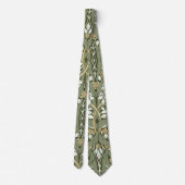 William Morris Pimpernel Pattern Stropdas (Achterkant)