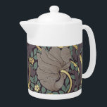 William Morris Pimpernel  Pattern Teapot Theepot<br><div class="desc">William Morris Pimpernel Floral Art Wallpaper Design William Morris was een Engelse textielontwerper, kunstenaar, schrijver en socialist die banden heeft met de Pre-Raphaelite Brotherhood en de British Arts and Crafts Movement. Hij richtte een ontwerpfirma op in samenwerking met de kunstenaar Edward Burne-Jones en de dichter en kunstenaar Dante Gabriel Rossetti....</div>