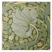 William Morris Pimpernel  Pattern Tegeltje (Voorkant)