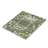 William Morris Pimpernel  Pattern Tegeltje (Zijkant)