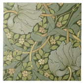 William Morris Pimpernel  Pattern Tegeltje (Voorkant)