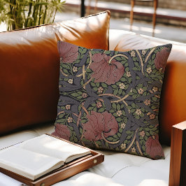 William Morris Pimpernel  Pattern Throw Pil Kussen
