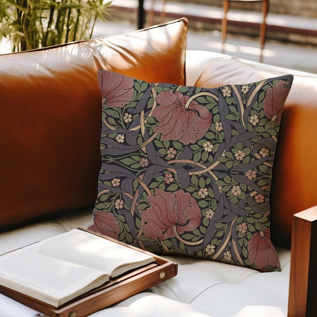 William Morris Pimpernel  Pattern Throw Pil Kussen (Creator heeft geüpload)