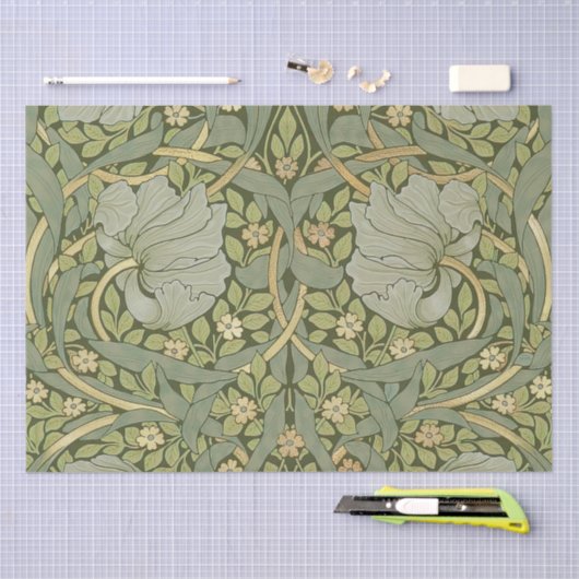 William Morris Pimpernel Pattern Tissuepapier (Craft)