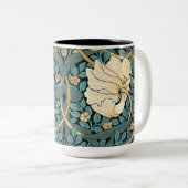 William Morris Pimpernel  Pattern Two-Tone Tweekleurige Koffiemok (Voorkant rechts)