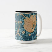 William Morris Pimpernel  Pattern Two-Tone Tweekleurige Koffiemok (Voorkant rechts)