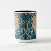 William Morris Pimpernel  Pattern Two-Tone Tweekleurige Koffiemok (Center)
